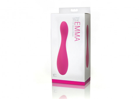 Розовый вибратор UltraZone Emma 6X Silicone Vibrator - 20 см., Topco Sales