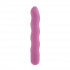 Розовый вибромассажер с волнами FIRST TIME  POWER SWIRL - 15,25 см., California Exotic Novelties