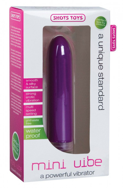 Фиолетовый мини-вибратор Mini Vibe Purple - 12,3 см., Shots Media BV