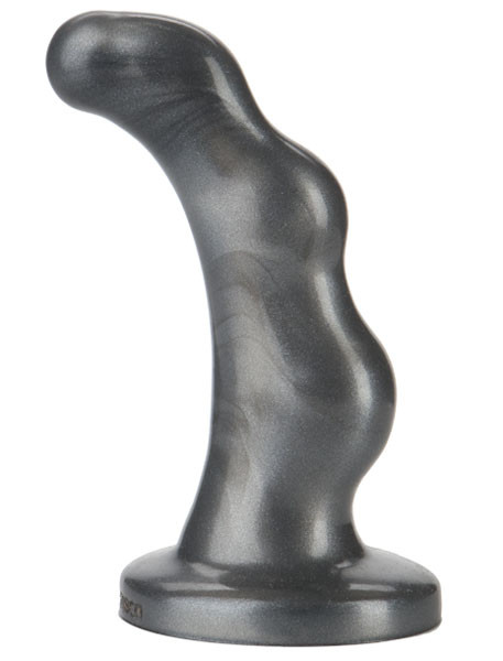 Анальный стимулятор простаты P-Spot - Charcoal, 10.7 см, Doc Johnson