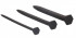 Набор из 3 черных стимуляторов уретры Silicone Screw Plug Set Набор из 3 черных стимуляторов уретры Silicone Screw Plug Set