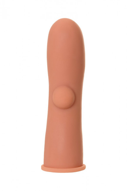 Насадка на фаллос с имитацией пирсинга Extreme Sleeve 001 M-size - 14,7 см., KOKOS