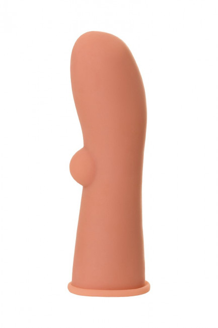 Насадка на фаллос с имитацией пирсинга Extreme Sleeve 001 M-size - 14,7 см., KOKOS