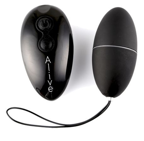 Чёрное виброяйцо Magic Egg 2.0 с пультом ДУ, Adrien Lastic