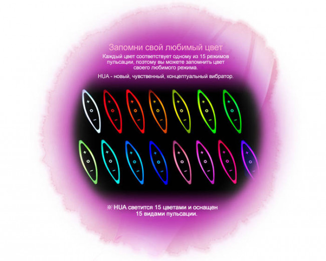Вишневый с черным хай-тек вибратор ZINI HUA, ZINI