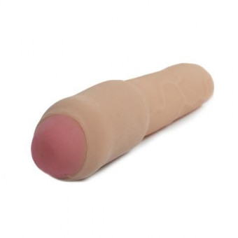 Телесная насадка на пенис CyberSkin 3 inch Xtra Uncut Transformer Penis Extension - 19,6 см., Topco Sales