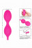Розовые вагинальные шарики с ДУ и функцией памяти Remote Dual Motor Kegel System, California Exotic Novelties