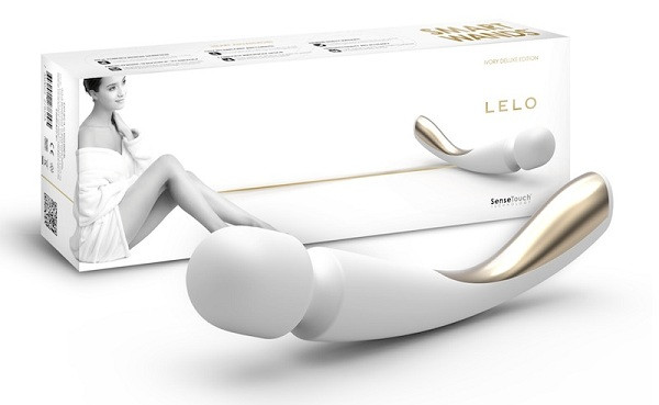 Большой профессиональный массажер Smart Wand Large белого цвета, Lelo Большой профессиональный массажер Smart Wand Large белого цвета, Lelo