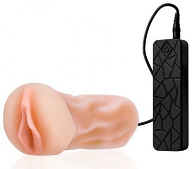 Мастурбатор-вагина с вибрацией REALSTUFF VIBRATING MASTURBATOR PUSSY, Dream Toys