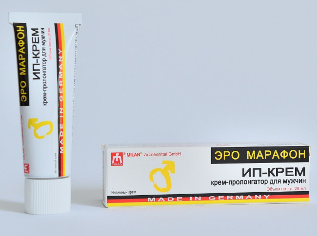 Пролонгирующий интимный крем Milan ERO Marathon EP-creme - 28 мл., Milan Arzneimittel GmbH