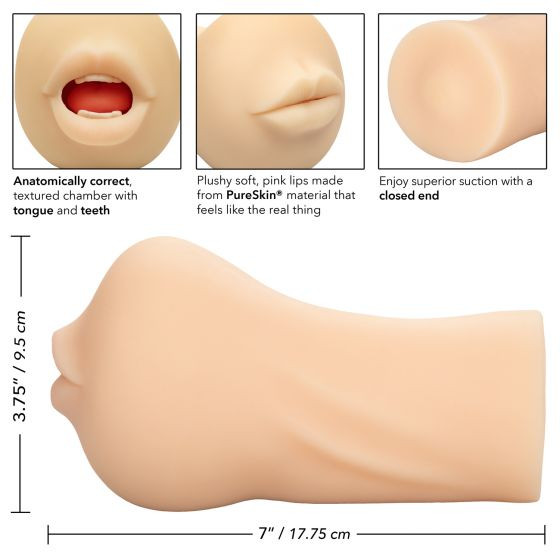 Мастурбатор-ротик закрытого типа Stroke It Mouth Мастурбатор-ротик закрытого типа Stroke It Mouth