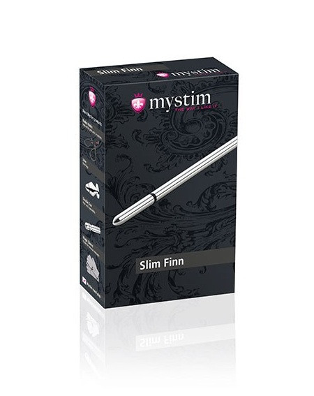 Зонд для электростимуляции уретры Slim Finn - 15 см., MyStim Зонд для электростимуляции уретры Slim Finn - 15 см., MyStim