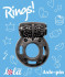 Черное эрекционное кольцо с вибрацией Rings Axle-pin, Lola toys