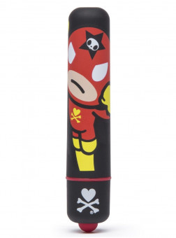 Чёрная вибропуля MINI BULLET VIBRATOR BLACK ROCKET MAN, Tokidoki