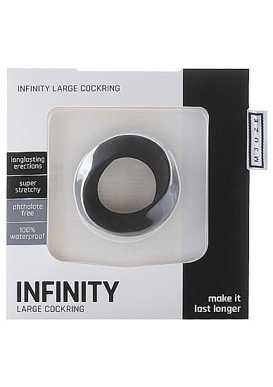 Чёрное эрекционное кольцо Infinity Large Cockring, Shots Media BV