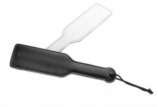 Чёрно-белый двусторонний пэддл Reversible Paddle - 32 см., Shots Media BV