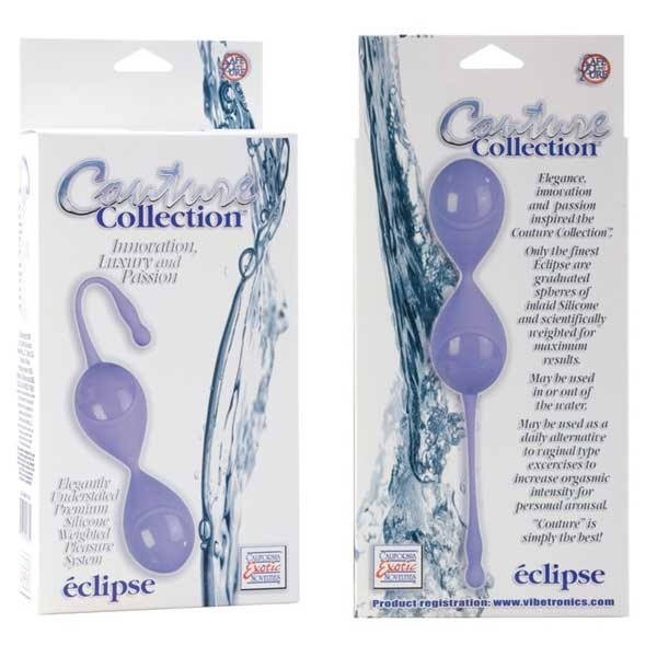 Сиреневые вагинальные шарики Couture Collection Eclipse, California Exotic Novelties