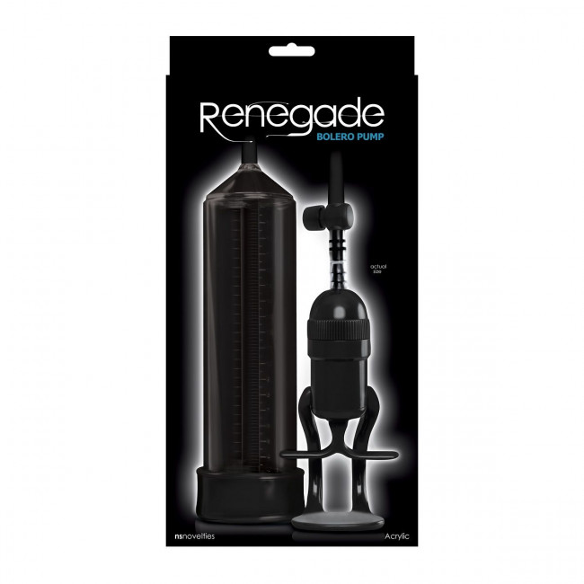 Чёрная вакуумная помпа Renegade Bolero Pump, NS Novelties Чёрная вакуумная помпа Renegade Bolero Pump, NS Novelties