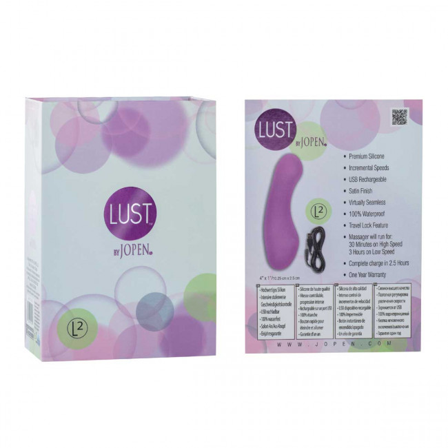 Розовый миниатюрный вибратор Lust by JOPEN L2, Jopen