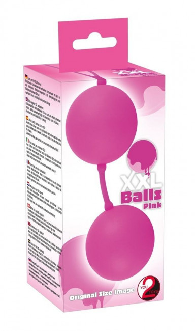 Розовые вагинальные шарики XXL Balls, Orion