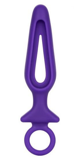 Фиолетовая силиконовая пробка с прорезью Silicone Groove Probe - 10,25 см., California Exotic Novelties Фиолетовая силиконовая пробка с прорезью Silicone Groove Probe - 10,25 см., California Exotic Novelties