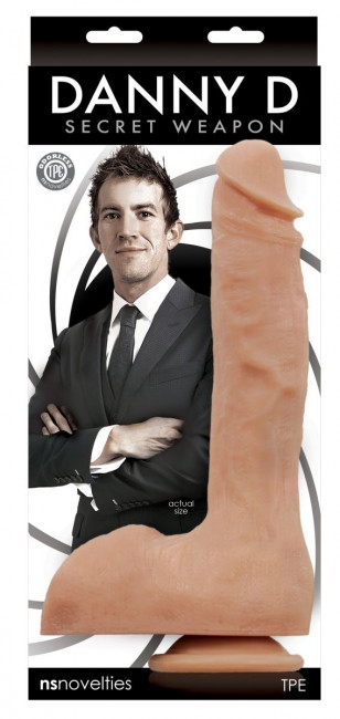 Телесный фаллоимитатор на присоске Secret Weapon - 28 см., NS Novelties