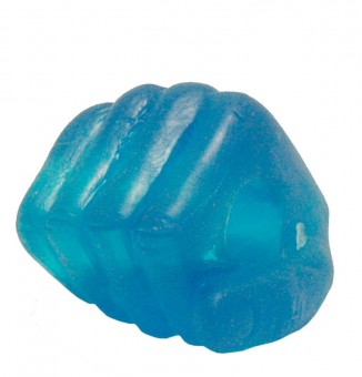 Голубое эрекционное кольцо в виде кулачка HAND SHAPED SILICON RING, Seven Creations