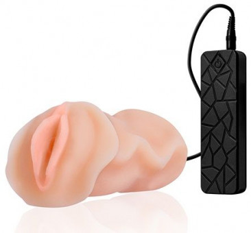 Мастурбатор-вагина REALSTUFF VIBRATING MASTURBATOR PUSSY с 10 режимами вибрации, Dream Toys