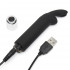 Черный мини-вибратор Greedy Girl Bullet Rabbit Vibrator - 12,7 см., Fifty Shades of Grey