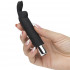 Черный мини-вибратор Greedy Girl Bullet Rabbit Vibrator - 12,7 см., Fifty Shades of Grey