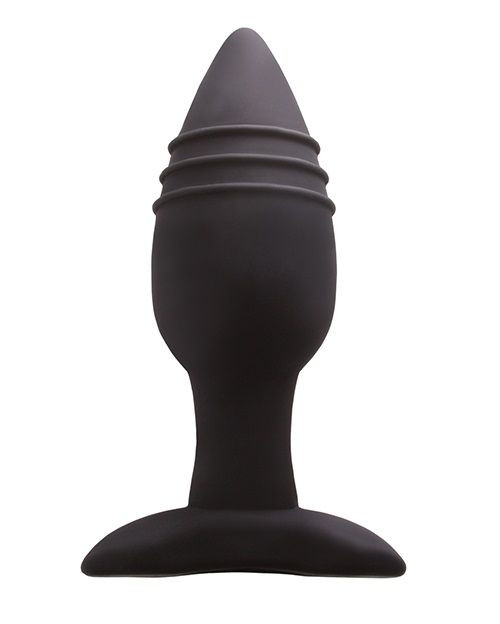 Средняя черная анальная пробка RENEGADE PLUG 4 - 12 см., NS Novelties