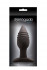 Средняя черная анальная пробка RENEGADE PLUG 4 - 12 см., NS Novelties