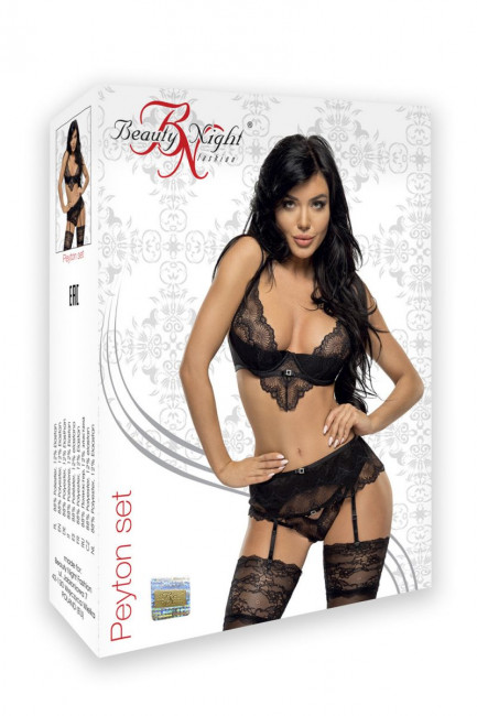 Кружевной комплект Peyton из 3 предметов, Beauty Night Кружевной комплект Peyton из 3 предметов, Beauty Night