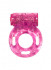 Розовое эрекционное кольцо с вибрацией Rings Axle-pin, Lola toys