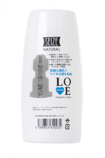 Нереалистичный мастурбатор в колбе Lovegame High Pressure Natural, Lovegame