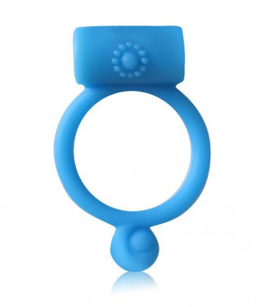 Синее силиконовое кольцо с вибрацией, Bior toys