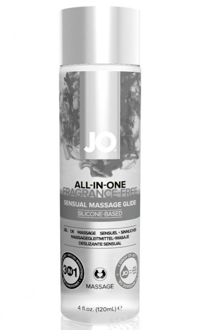 Массажный гель ALL-IN-ONE Massage Oil Sensual нейтральный - 120 мл., System JO Массажный гель ALL-IN-ONE Massage Oil Sensual нейтральный - 120 мл., System JO