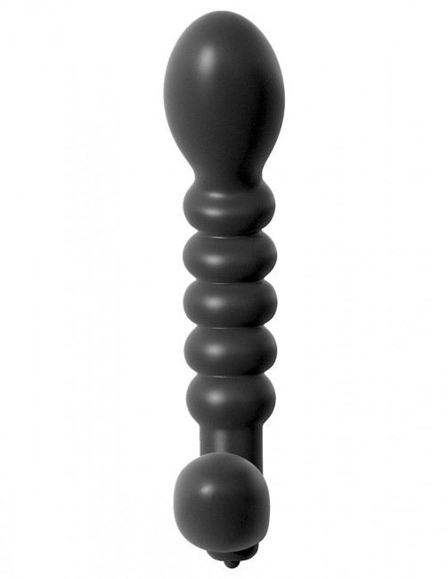 Анальный вибромассажер Ribbed Prostate Vibe - 15,2 см., Pipedream