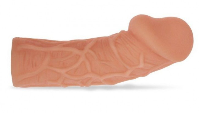 Насадка фаллического вида с венками Extreme Sleeve 005 L-size - 16,4 см., KOKOS
