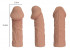 Насадка фаллического вида с венками Extreme Sleeve 005 L-size - 16,4 см., KOKOS