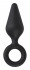 Чёрная анальная пробка Soft Touch Plug L - 15,5 см., Orion