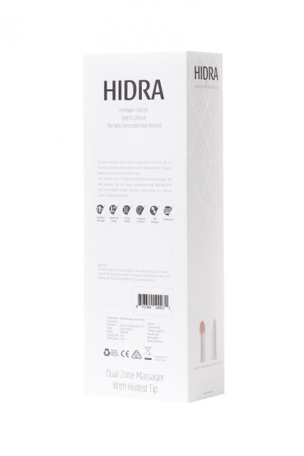 Белый жезловый вибратор Le Stelle HIDRA с нагревом, Le Stelle