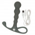 Серый анальный вибромассажер EMBRACE BEADED PROBE GREY, California Exotic Novelties