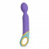 Фиолетовый вибромассажер Base Wand Vibrator - 24 см. Фиолетовый вибромассажер Base Wand Vibrator - 24 см.