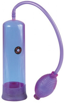 Фиолетовая вакуумная помпа E-Z Pump, California Exotic Novelties