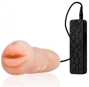 Мастурбатор-ротик с вибрацией REALSTUFF VIBRATING MASTURBATOR MOUTH, Dream Toys