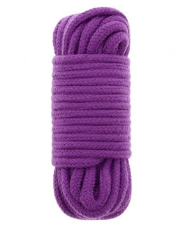 Фиолетовая хлопковая веревка BONDX LOVE ROPE 10M PURPLE - 10 м., Dream Toys