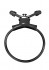 Черное утягивающее лассо Adjustable Cockring, Shots Media BV