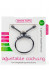 Черное утягивающее лассо Adjustable Cockring, Shots Media BV