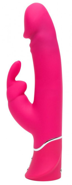 Розовый вибратор-кролик Realistic Dual Density Rechargeable Rabbit Vibrator - 25,5 см. Розовый вибратор-кролик Realistic Dual Density Rechargeable Rabbit Vibrator - 25,5 см.